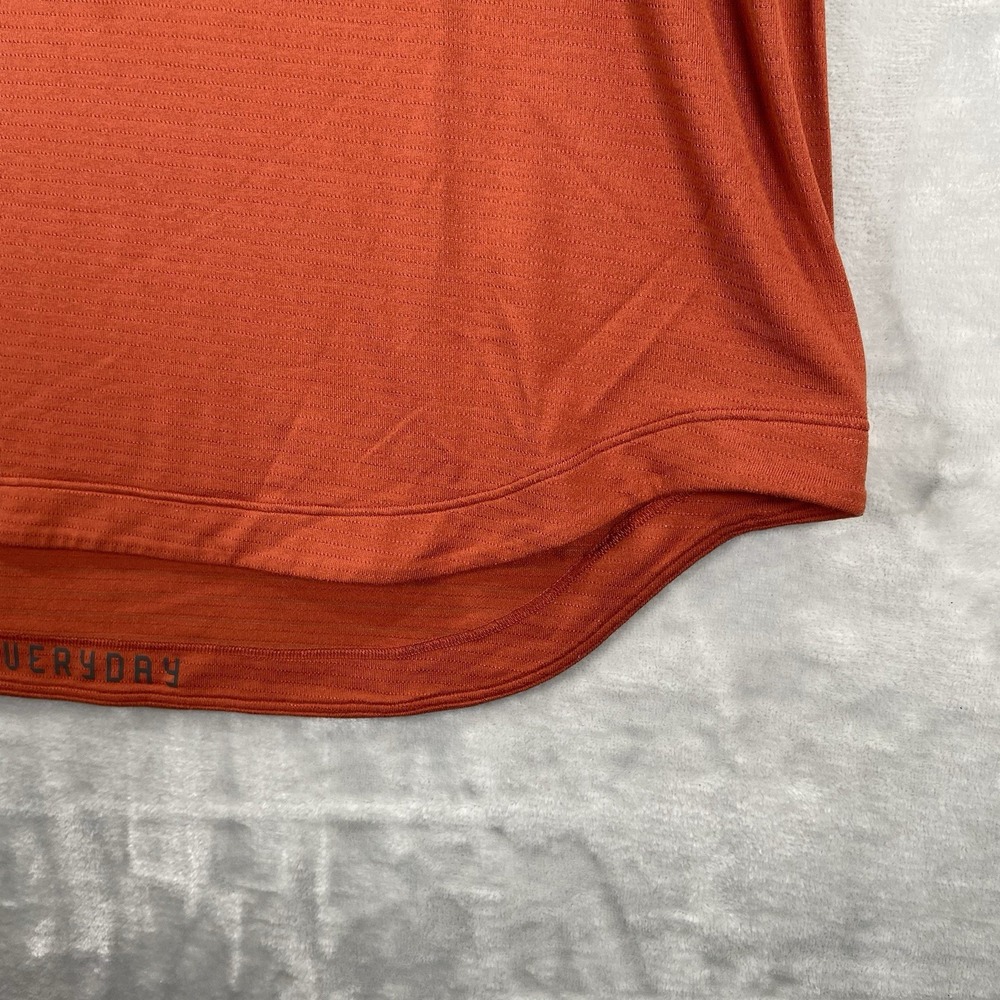 Lululemon T-Shirt mens XXL License To Train Crew Neck Orange - Picture 6 of 14